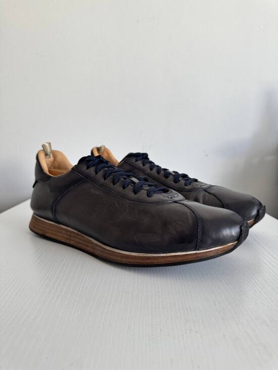 Officine Creative Keino Polished Leather Sneakers main image 6
